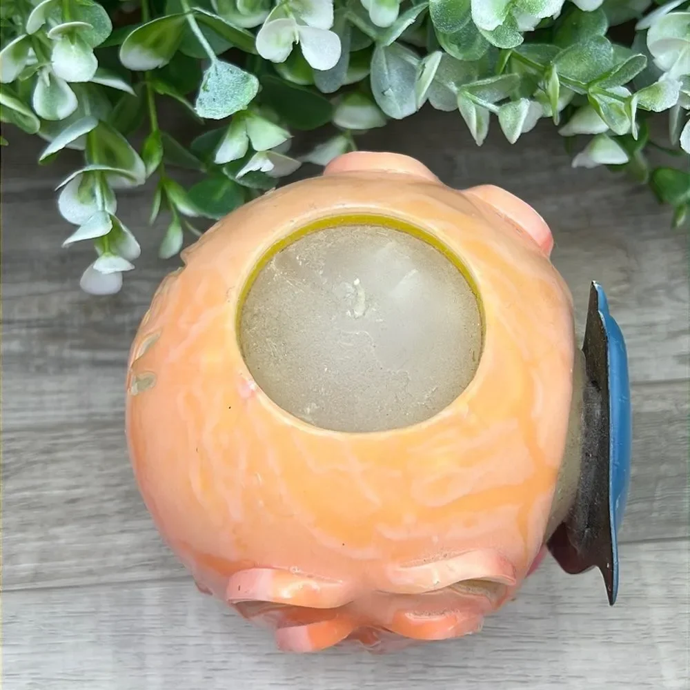 Dolphin Palm Tree Key West Florida Round Colorful Candle Nautical Coastal Decor